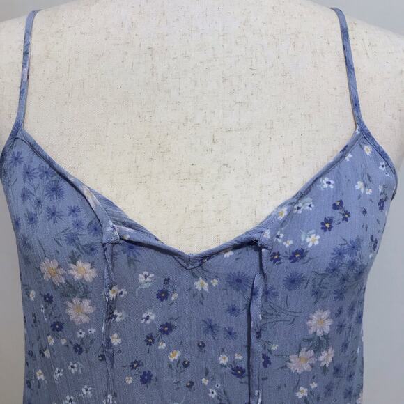 Hippie Rose NWT Blue and White Combo Floral Tank Top Juniors Various - Picture 5 of 11